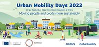Urban Mobility Days 2022 ще се проведе в Чехия през септември